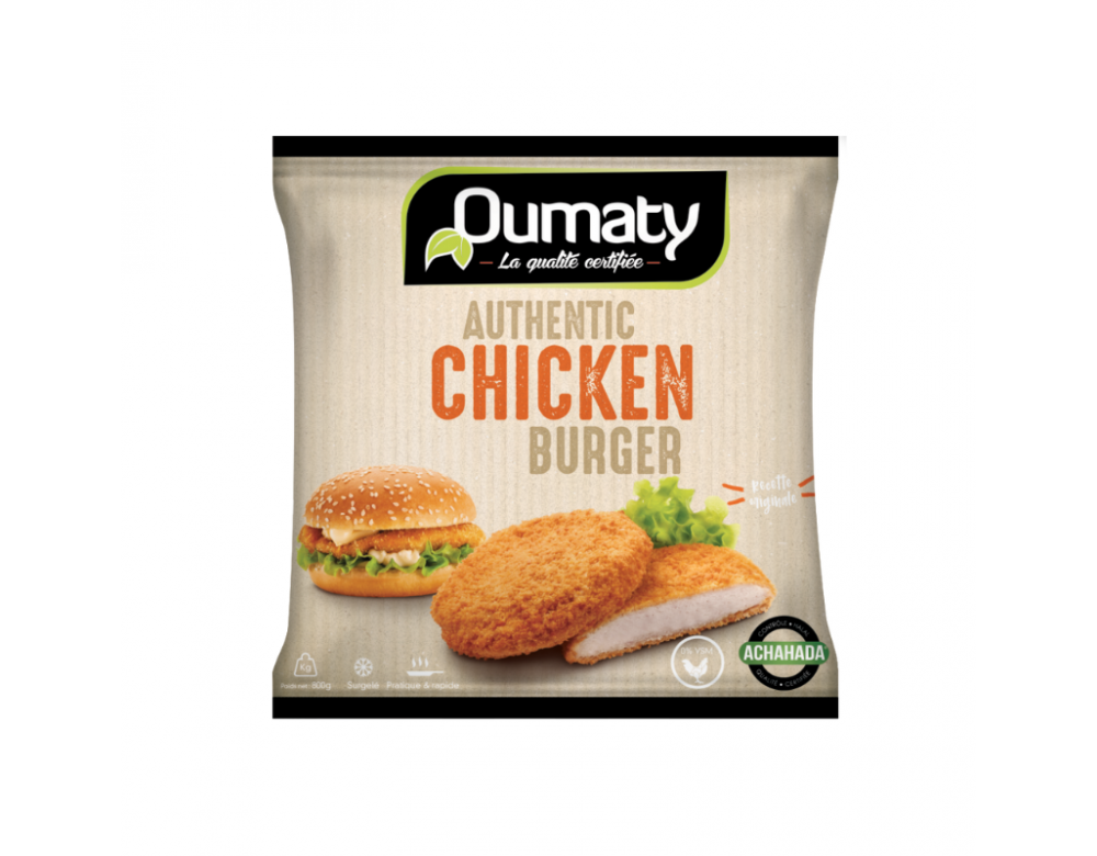Authentic Chicken Burger Oumaty certifiée par Achahada.